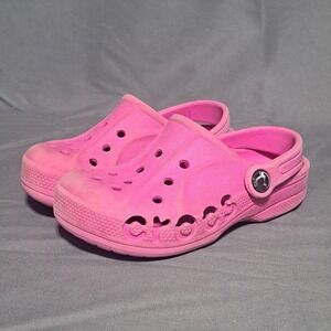Crocs Kids‎ Sz 12 C Pink Clogs
